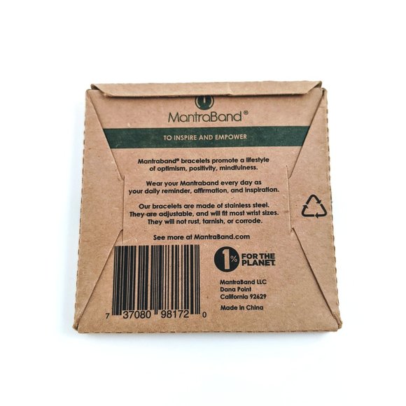 ❤️HP❤️ NWT Warrior Mantraband Unisex Bracelet - Picture 8 of 11